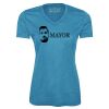 Pro Team Heather Proformance V-Neck Ladies' Tee Thumbnail
