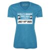 Pro Team Heather Proformance V-Neck Ladies' Tee Thumbnail